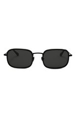 Женские солнцезащитные очки G.O.D. EYEWEAR черного цвета, арт. THREE BLACK W/GREY LENS | Фото 4 (Кросс-КТ: С/з-унисекс; Тип очков: С/з; Материал: Металл; Очки форма: Квадратные; Оптика Гендер: оптика-унисекс)