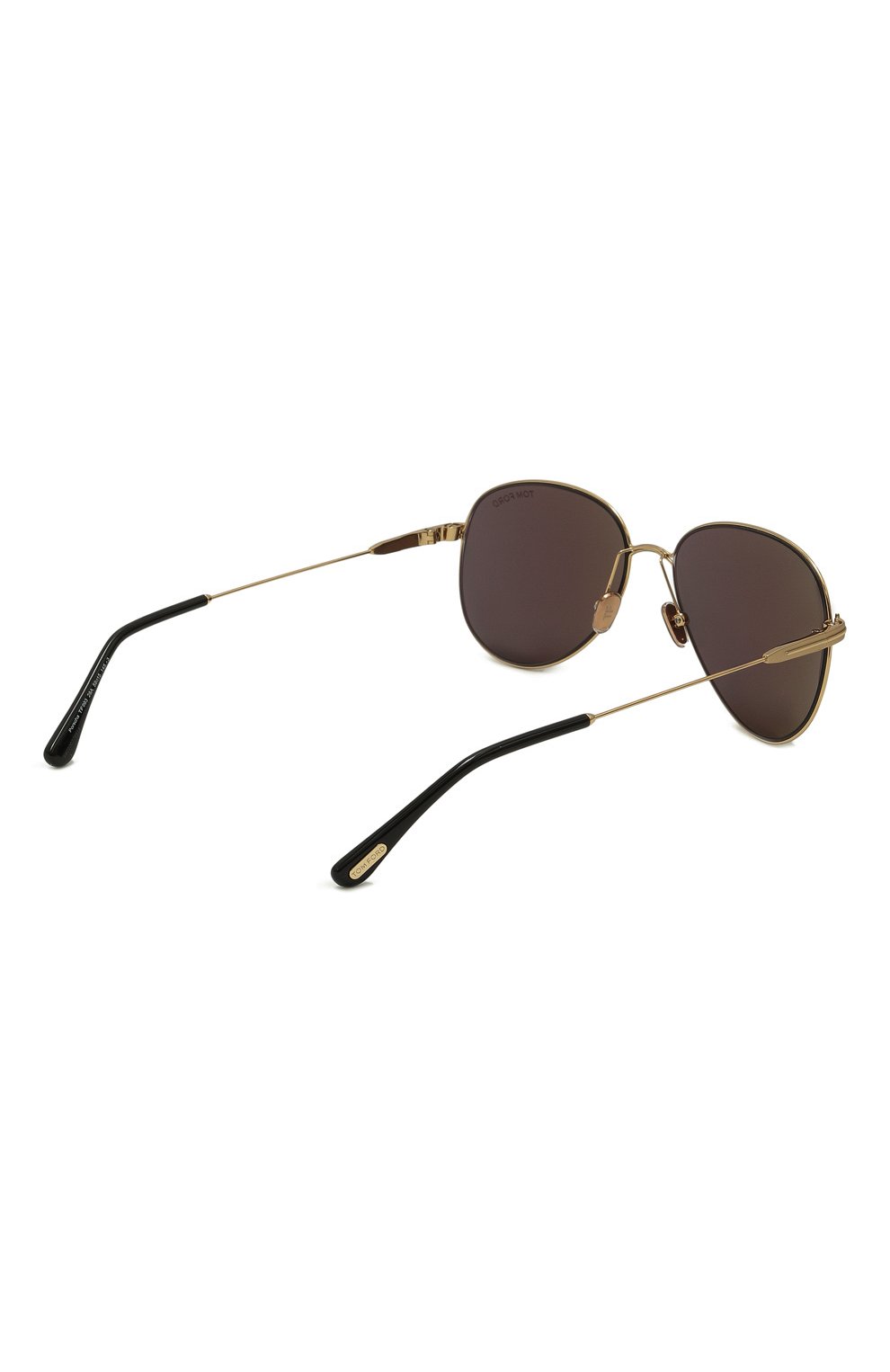 Женские солнцезащитные очки TOM FORD черного цвета, арт. TF993 28A | Фото 5 (Кросс-КТ: С/з-унисекс; Тип очков: С/з; Материал: Металл; Очки форма: Авиаторы; Оптика Гендер: оптика-унисекс)