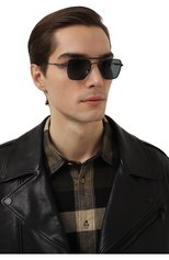 Мужские солнцезащитные очки AKONI серого цвета, арт. AKS-200C | Фото 2 (Кросс-КТ: С/з-мужское; Тип очков: С/з; Материал: Металл; Очки форма: Авиаторы; Оптика Гендер: оптика-мужское)