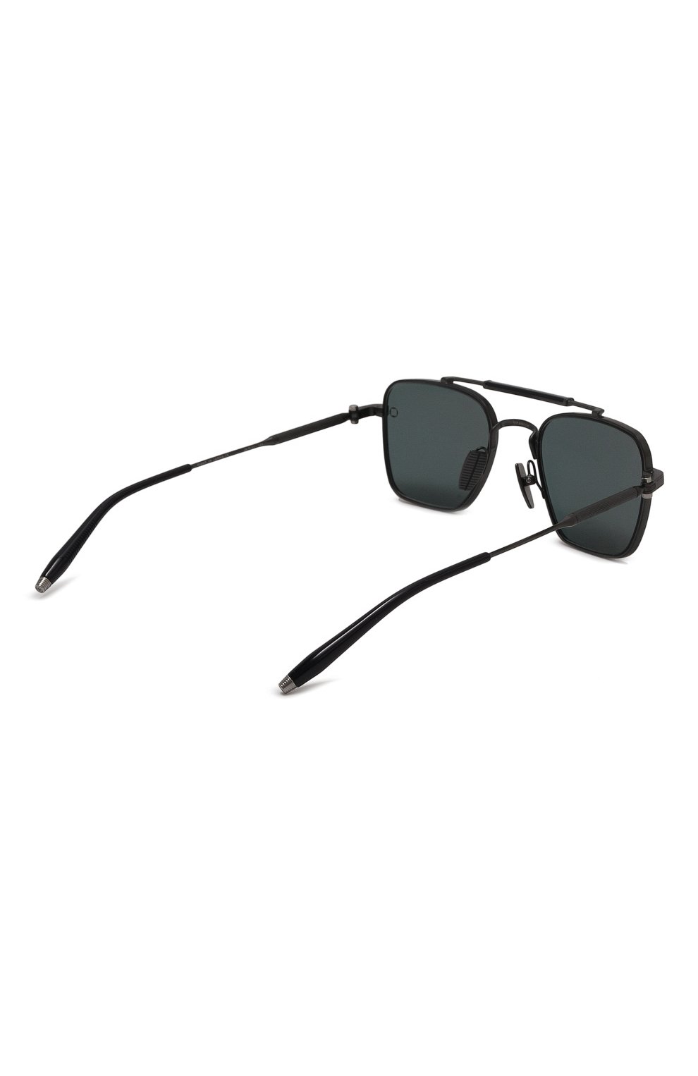 Мужские солнцезащитные очки AKONI серого цвета, арт. AKS-200C | Фото 4 (Кросс-КТ: С/з-мужское; Тип очков: С/з; Материал: Металл; Очки форма: Авиаторы; Оптика Гендер: оптика-мужское)