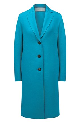 Женское шерстяное пальто HARRIS WHARF LONDON голубого цвета по цене 55950 руб., арт. A1331MLX | Фото 1