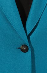 Женское шерстяное пальто HARRIS WHARF LONDON голубого цвета, арт. A1331MLX | Фото 5 (Материал внешний: Шерсть; Рукава: Длинные; Длина (верхняя одежда): До колена; Стили: Классический; 1-2-бортные: Однобортные)