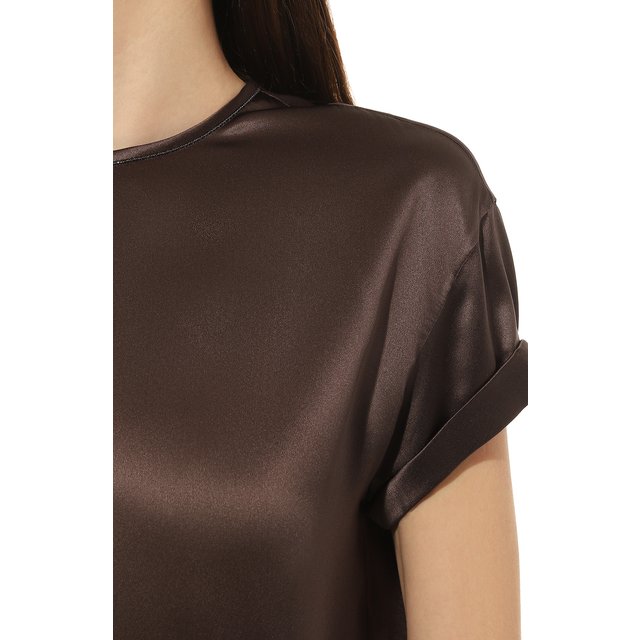 фото Шелковый топ brunello cucinelli