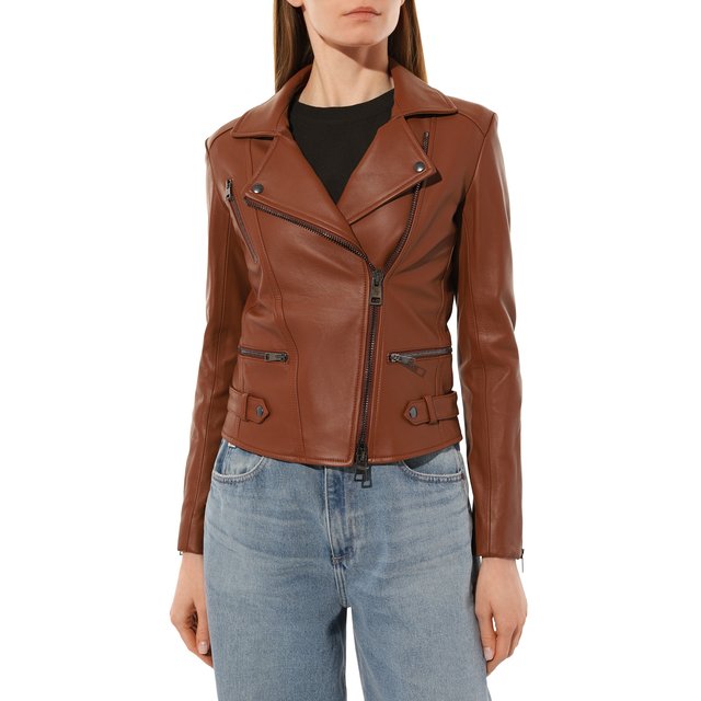 фото Кожаная куртка simonetta ravizza