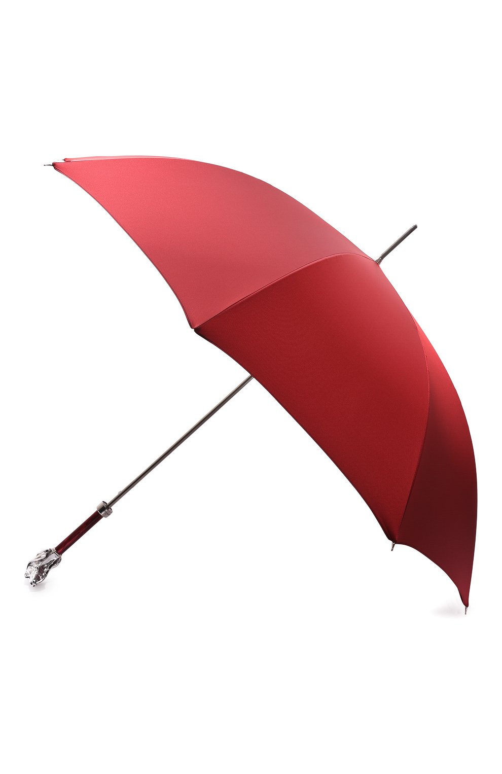 Мужской зонт-трость PASOTTI OMBRELLI красного цвета, арт. 0MITU0 478/RAS0 0XF0RD/4 | Фото 2 (Материал: Текстиль, Синтетический материал, Металл)