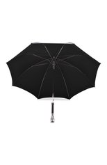 Мужской зонт-трость PASOTTI OMBRELLI черного цвета, арт. 0MITU0 478/RAS0 6434/19 | Фото 3 (Материал: Текстиль, Синтетический материал, Металл)