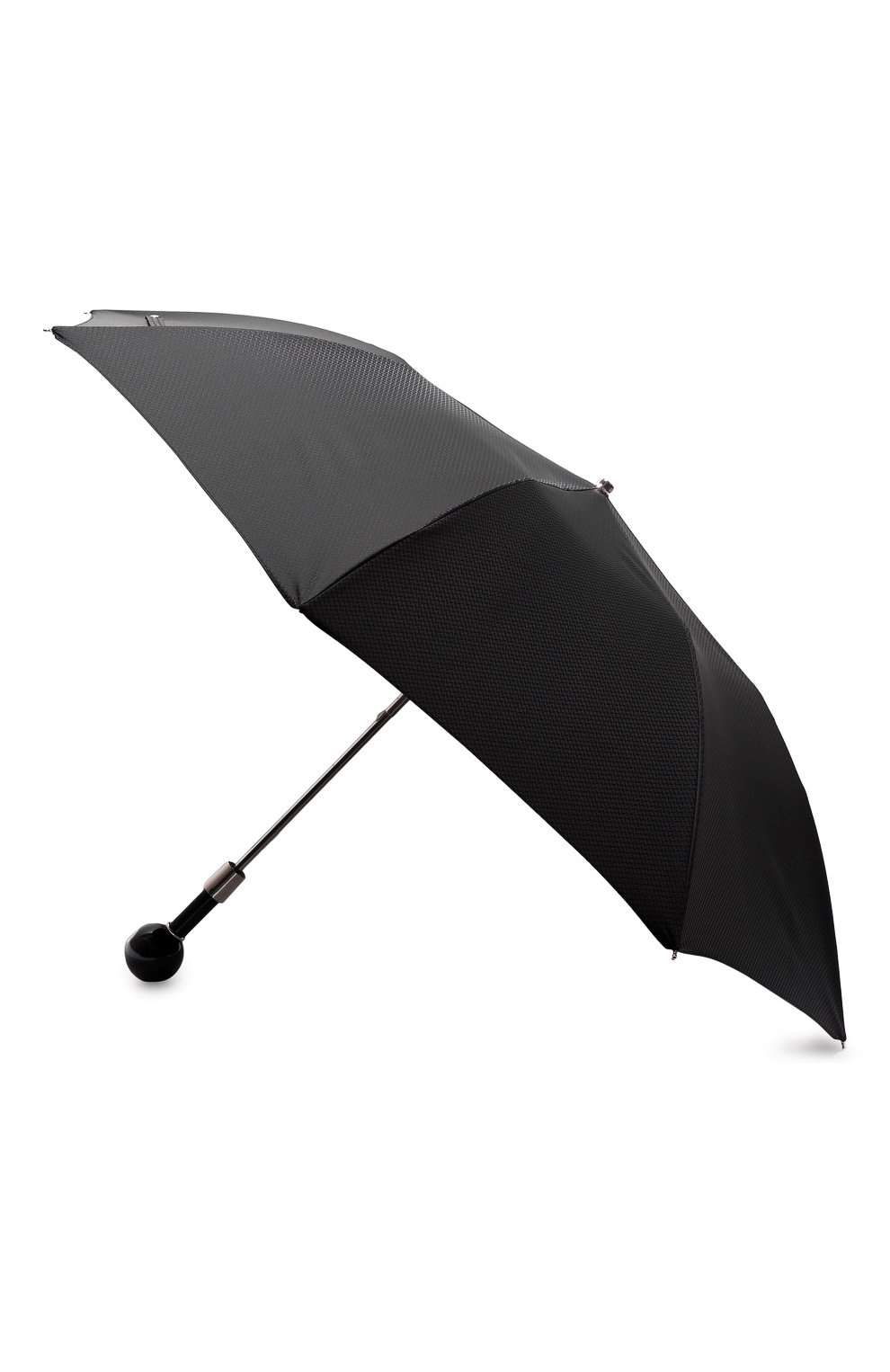Мужской складной зонт PASOTTI OMBRELLI черного цвета, арт. 0MITU0 64S/SC0TLAND 50890/5 | Фото 2 (Материал: Текстиль, Синтетический материал, Металл)