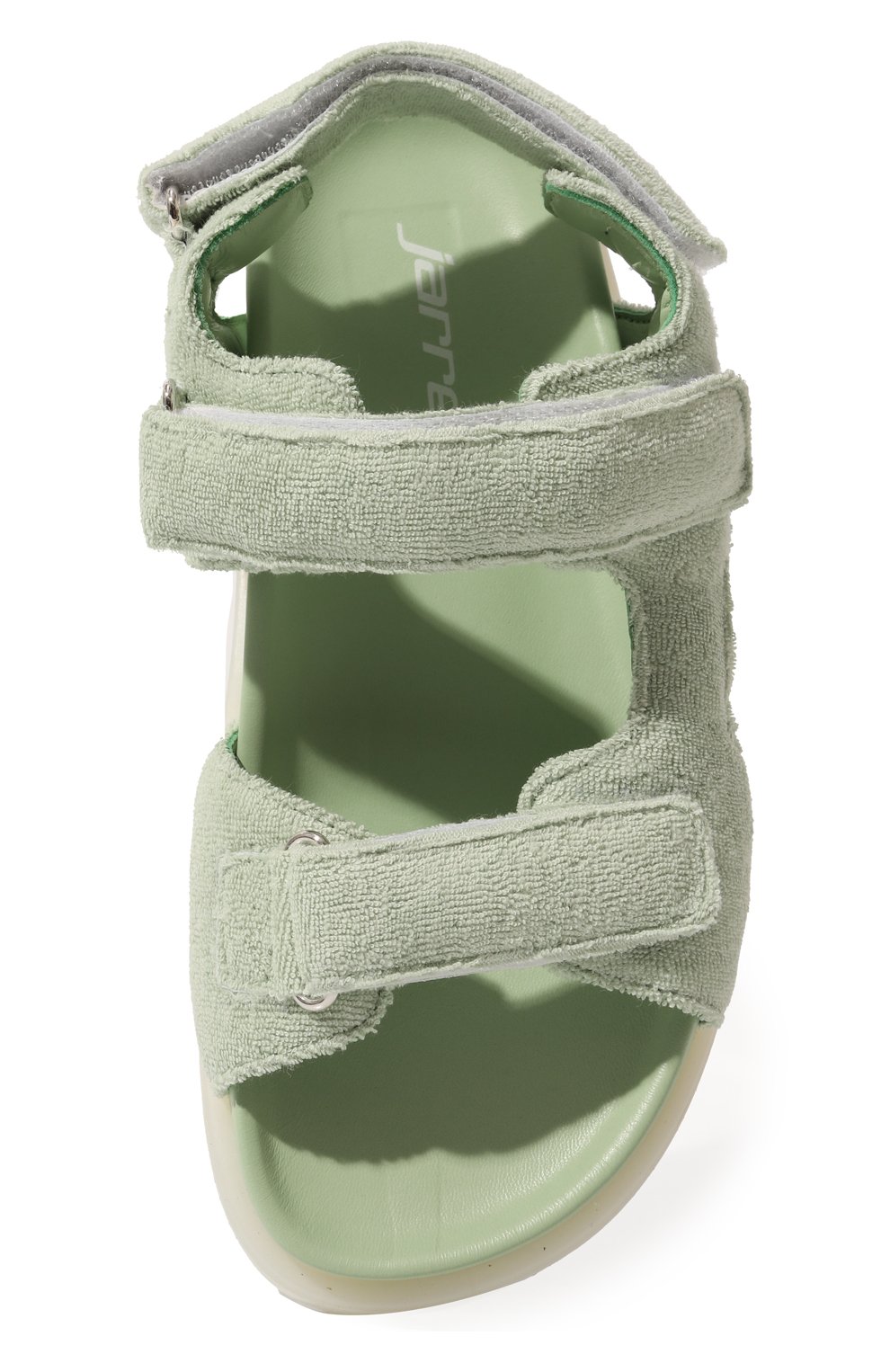 Детские сандалии JARRETT зеленого цвета, арт. J3SA286A/28-34 | Фото 4 (Материал внешний: Текстиль; Материал внутренний: Натуральная кожа)