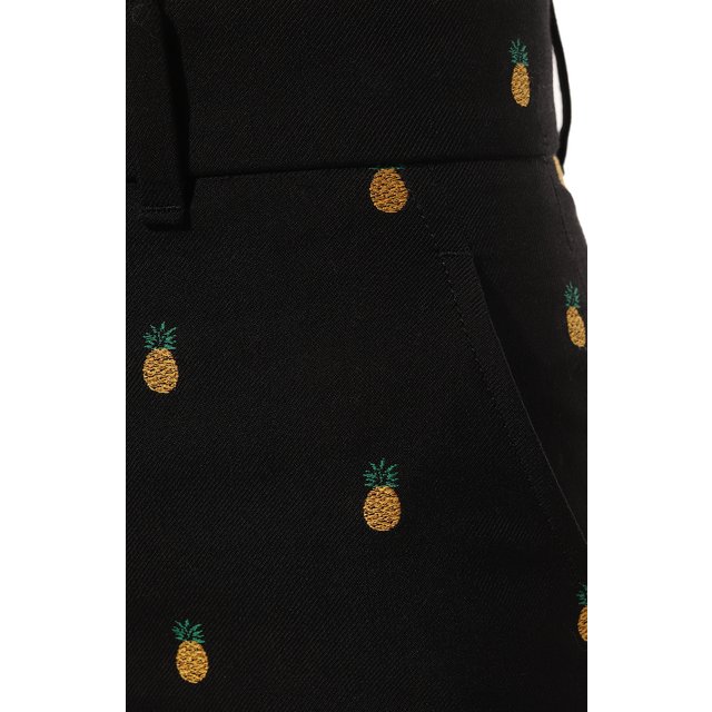 фото Брюки из хлопка и шерсти gucci