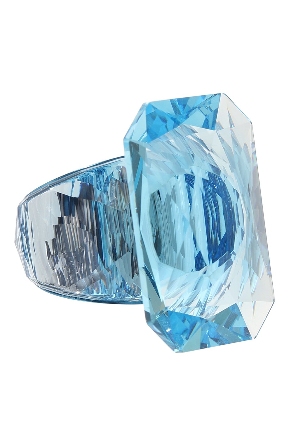 Женское кольцо lucent SWAROVSKI голубого цвета, арт. 5607356 | Фото 1 (Материал: Кристаллы, Металл)