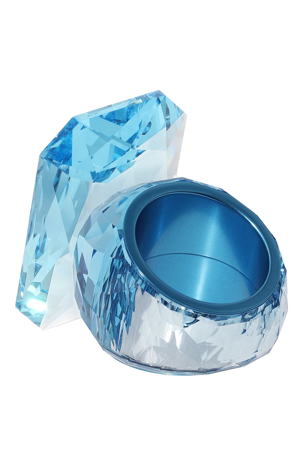 Женское кольцо lucent SWAROVSKI голубого цвета, арт. 5607356 | Фото 3 (Материал: Кристаллы, Металл)