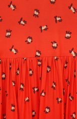 Детское платье из вискозы ULYANA SERGEENKO красного цвета, арт. ABM001KD21P (1451б21) | Фото 3 (Рукава: Длинные; Материал внешний: Вискоза)