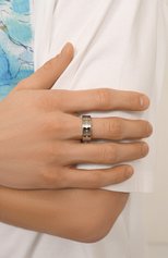 Мужское кольцо MM6 серебряного цвета, арт. SM6UQ0036 SV0186 | Фото 2 (Материал: Металл)