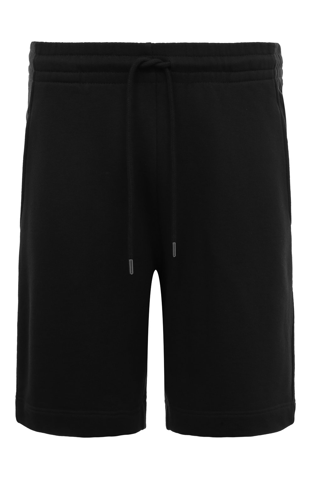 Мужские черные хлопковые шорты DRIES VAN NOTEN купить в интернет ...