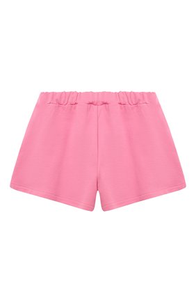 Детские хлопковые шорты EMILIO PUCCI розового цвета, арт. PS6B39 | Фото 2 (Материал внешний: Хлопок)