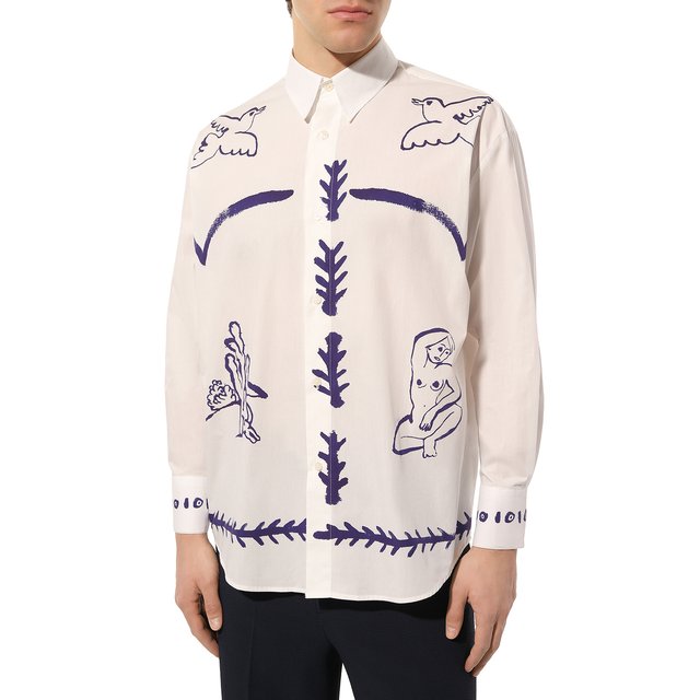 фото Хлопковая рубашка carne bollente