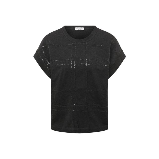 фото Хлопковая футболка brunello cucinelli