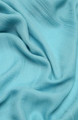 Женская палантин из кашемира и шелка COLOMBO бирюзового цвета, арт. S8_140X200/2501-U | Фото 3 (Материал: Текстиль, Кашемир, Шерсть)