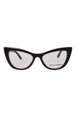 Женские оправа DOLCE & GABBANA черного цвета, арт. 3354-501 | Фото 3 (Материал: Пластик; Тип очков: Оправа; Оптика Гендер: оптика-женское; Очки форма: Cat-eye)