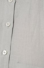 Женская льняная рубашка ELEVENTY голубого цвета, арт. G80CAMG06 TES0G130 | Фото 5 (Рукава: Длинные; Принт: Без принта; Женское Кросс-КТ: Рубашка-одежда; Длина (для топов): Удлиненные; Материал внешний: Лен; Стили: Кэжуэл)