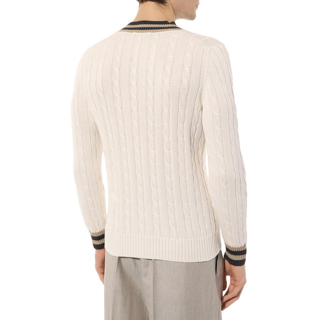Хлопковый пуловер Gran Sasso 23138/18019 Фото 4