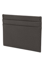 Мужской кожаный футляр для кредитных карт DOLCE & GABBANA серого цвета, арт. BP0330/AG219 | Фото 2 (Материал: Натуральная кожа)