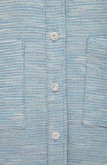 Детское хлопковая рубашка DESIGNERS CAT голубого цвета, арт. 100000K01001280/10A-12A | Фото 3 (Рукава: Длинные; Материал внешний: Синтетический материал, Хлопок)