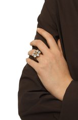 Женское кольцо GUCCI золотого цвета, арт. 645682 J1D50 | Фото 2 (Материал: Металл)