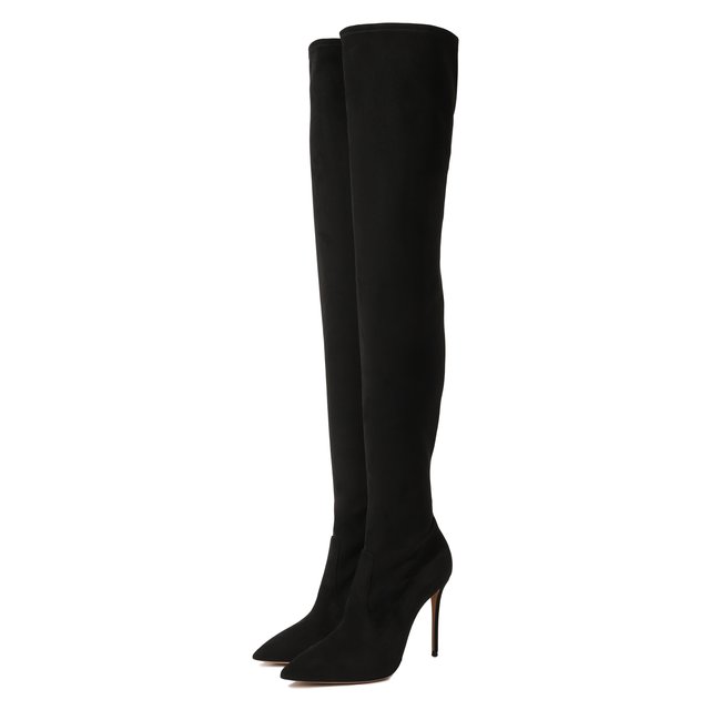 фото Текстильные ботфорты casadei
