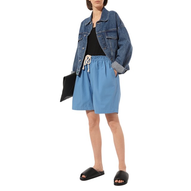 фото Хлопковые шорты jil sander