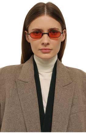Женские солнцезащитные очки PROJEKT PRODUKT оранжевого цвета, арт. GE-CC4 CBK | Фото 2 (Тип очков: С/з; Кросс-КТ: С/з-унисекс; Оптика Гендер: оптика-унисекс; Очки форма: Прямоугольные)