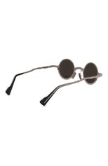Женские солнцезащитные очки KUB0RAUM серебряного цвета, арт. Z17 SIL SILVER | Фото 5 (Кросс-КТ: С/з-унисекс; Тип очков: С/з; Очки форма: Круглые; Оптика Гендер: оптика-унисекс)