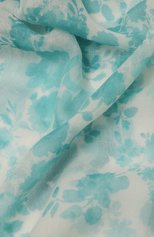 Женский шарф из кашемира и шелка COLOMBO голубого цвета, арт. S8_70X200/2500-U-IZ | Фото 3 (Материал: Текстиль, Кашемир, Шерсть)