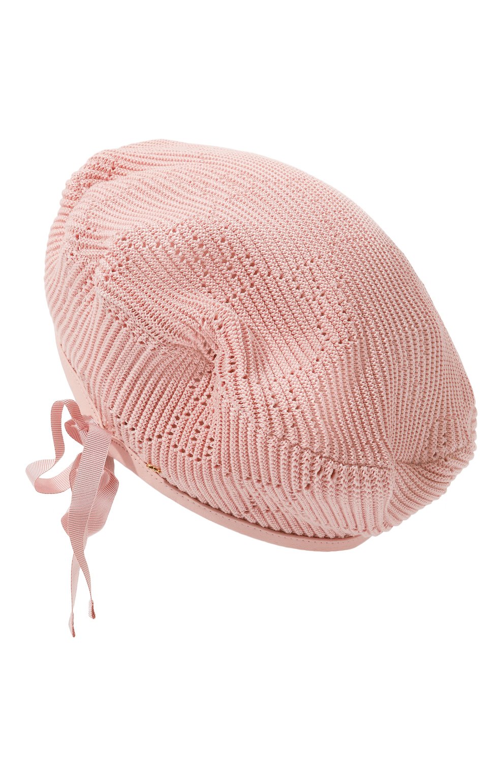 Женский хлопковый берет GUCCI розового цвета, арт. 656574 3HAC5 | Фото 1 (Материал: Текстиль, Хлопок)