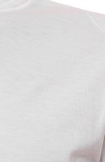 Мужская футболка из хлопка и льна TRANSIT белого цвета, арт. CFUTRT1360 | Фото 5 (Принт: Без принта; Рукава: Короткие; Длина (для топов): Стандартные; Материал внешний: Хлопок; Стили: Кэжуэл)