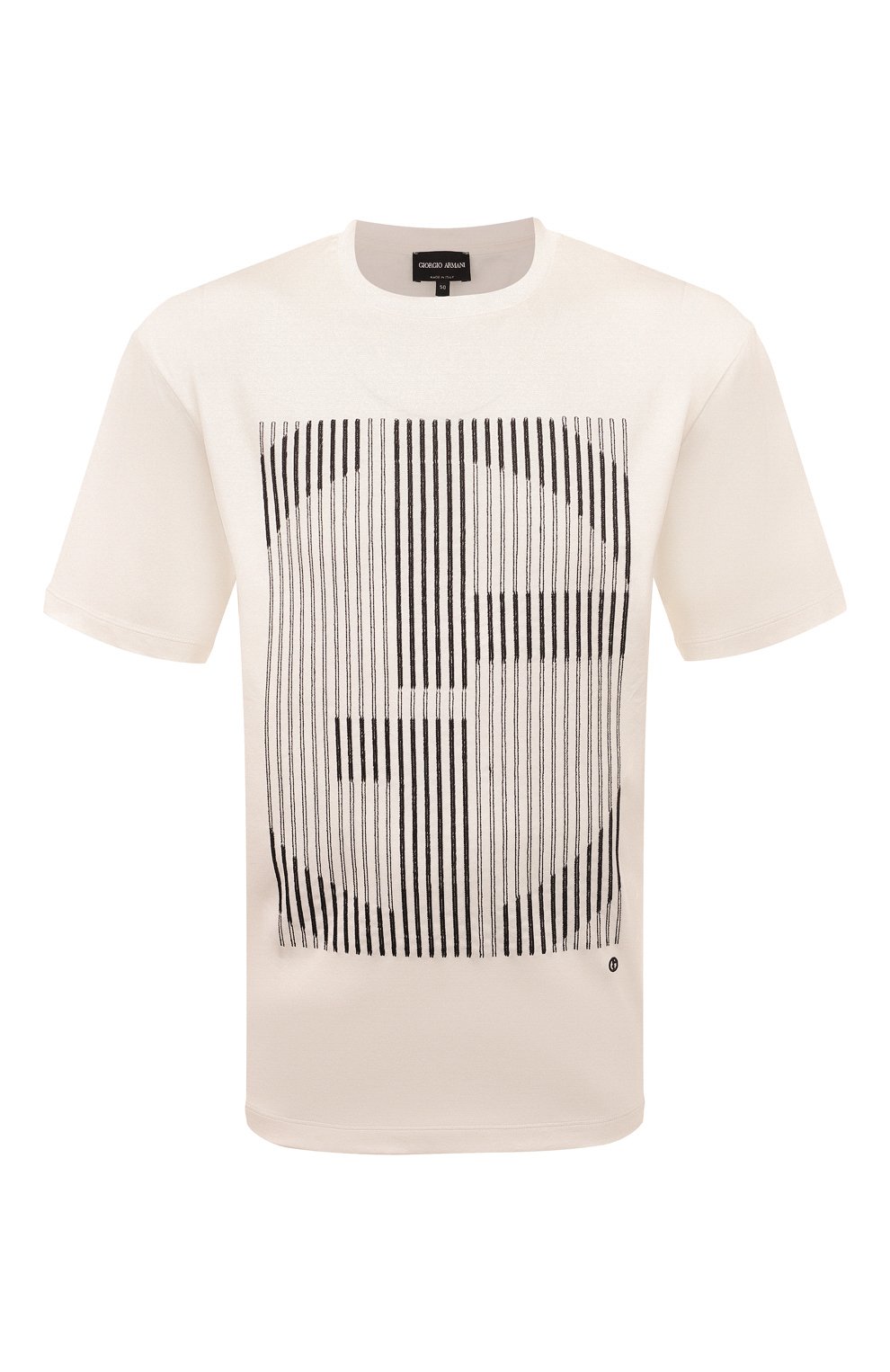 Хлопковая футболка Giorgio Armani Белый 3RSM73/SJXDZ 5750570