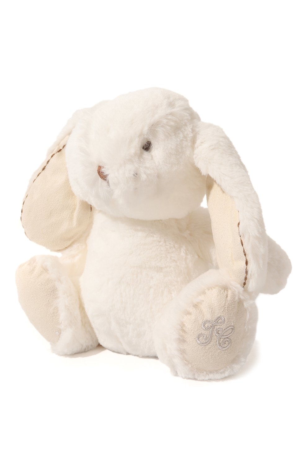 Детского плюшевая игрушка кролик TARTINE ET CHOCOLAT белого цвета, арт. T30616H | Фото 1 (Материал: Текстиль, Синтетический материал)