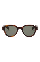 Женские солнцезащитные очки SAINT LAURENT коричневого цвета, арт. SL 546 002 | Фото 4 (Кросс-КТ: С/з-унисекс; Тип очков: С/з; Очки форма: Круглые; Оптика Гендер: оптика-унисекс)