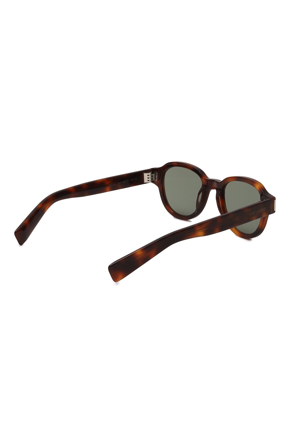 Женс кие солнцезащитные очки SAINT LAURENT коричневого цвета, арт. SL 546 002 | Фото 5 (Кросс-КТ: С/з-унисекс; Тип очков: С/з; Очки форма: Круглые; Оптика Гендер: оптика-унисекс)