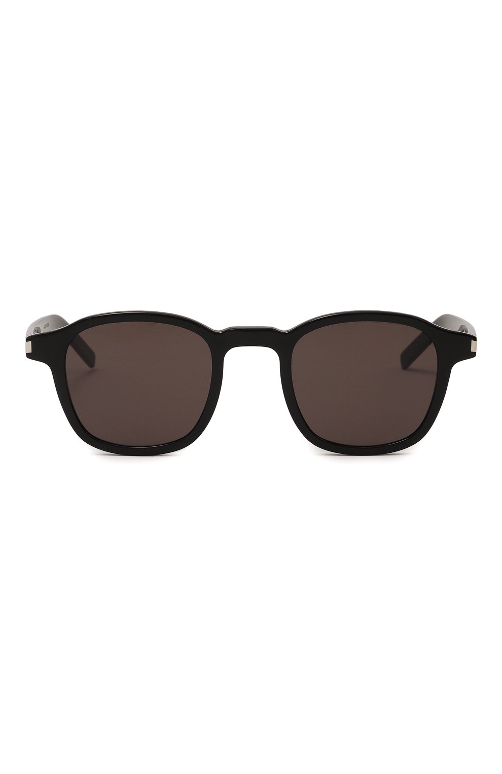 Женские солнцезащитные очки SAINT LAURENT черного цвета, арт. SL 549 SLIM 001 | Фото 4 (Кросс-КТ: С/з-унисекс; Тип очков: С/з; Очки форма: Квадратные; Оптика Гендер: оптика-унисекс)