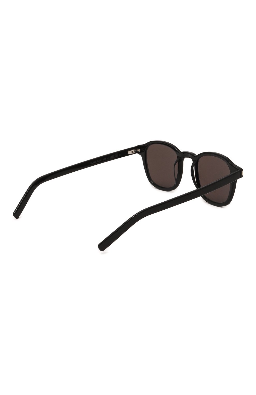 Женск ие солнцезащитные очки SAINT LAURENT черного цвета, арт. SL 549 SLIM 001 | Фото 5 (Кросс-КТ: С/з-унисекс; Тип очков: С/з; Очки форма: Квадратные; Оптика Гендер: оптика-унисекс)