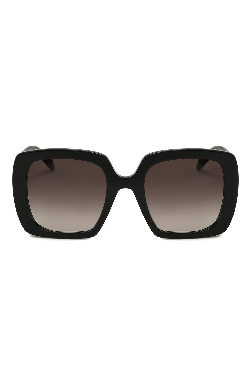 Женские солнцезащитные очки ALEXANDER MCQUEEN черного цвета, арт. AM0378S 001 | Фото 3 (Тип очков: С/з; Очки форма: Квадратные; Оптика Гендер: оптика-женское)