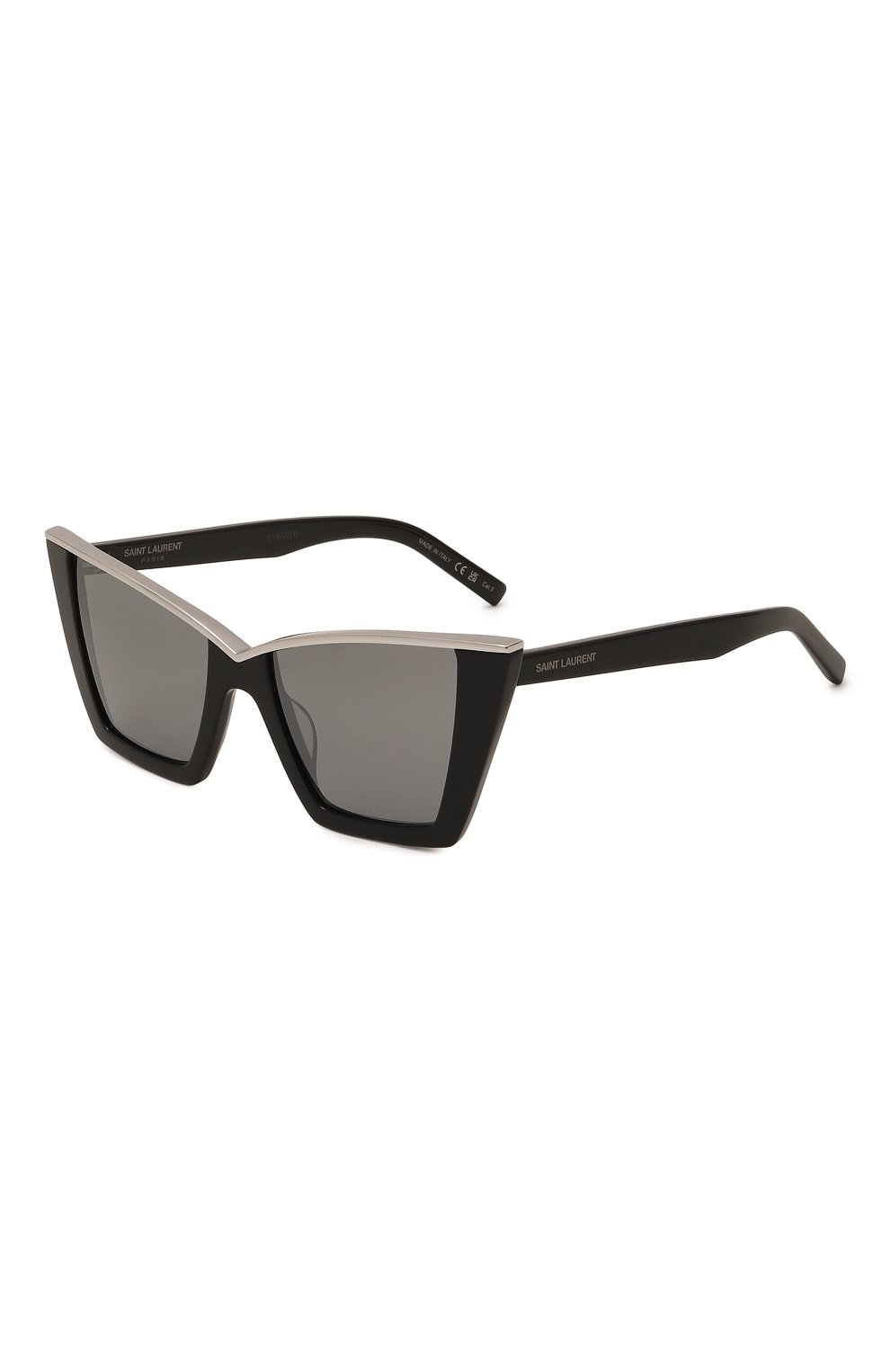 Женские солнцезащитные очки SAINT LAURENT черного цвета, арт. SL 570 002 | Фото 1 (Тип очков: С/з; Очки форма: Квадратные; Оптика Гендер: оптика-женское)