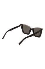 Женские солнцезащитные очки SAINT LAURENT черного цвета, арт. SL 570 002 | Фото 4 (Тип очков: С/з; Очки форма: Квадратные; Оптика Гендер: оптика-женское)
