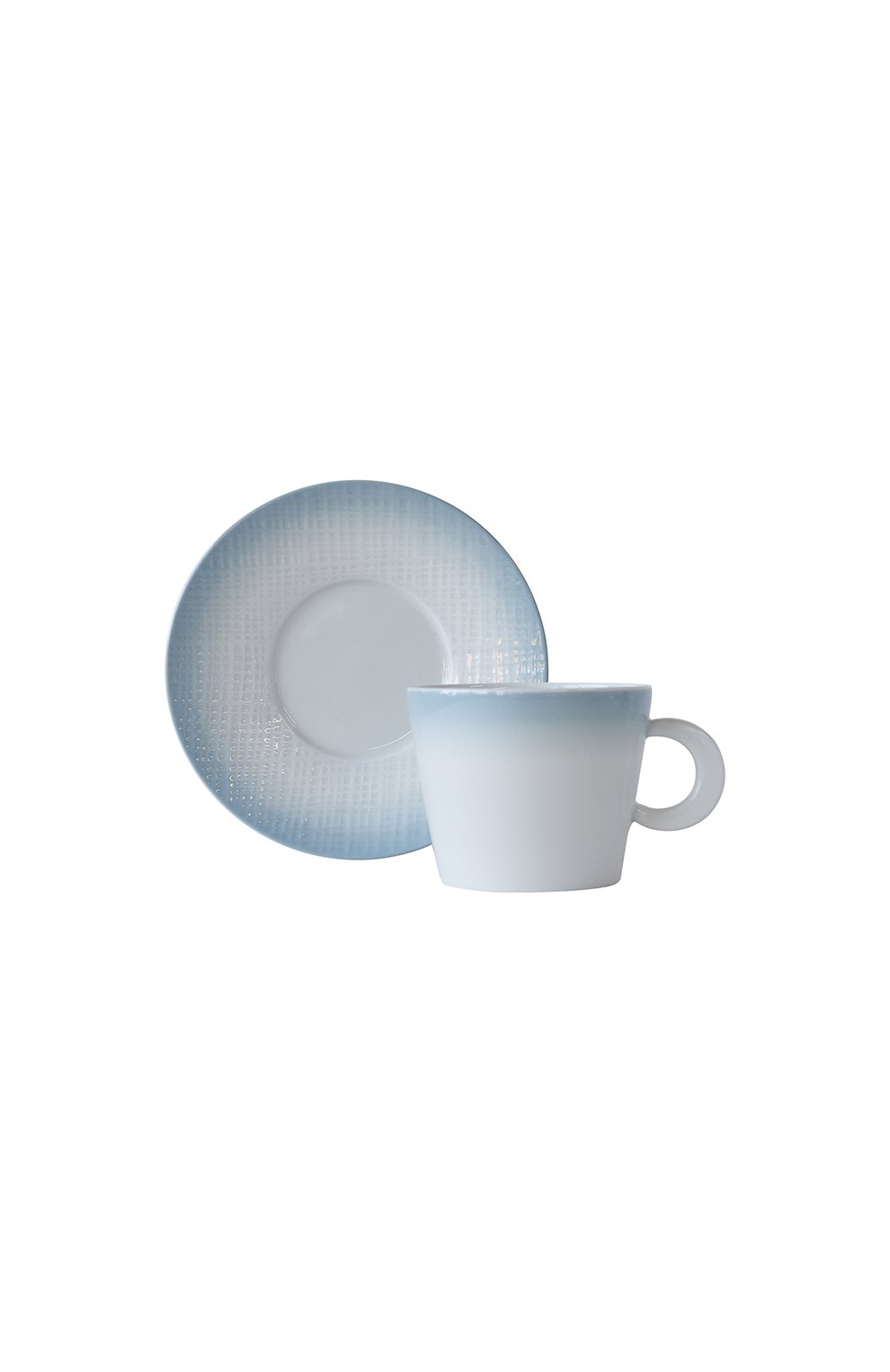 Чашка для чая с бл юдцем eclipse BERNARDAUD голубого цвета, арт. 2036/89 | Фото 1 (Ограничения доставки: fragile-2)