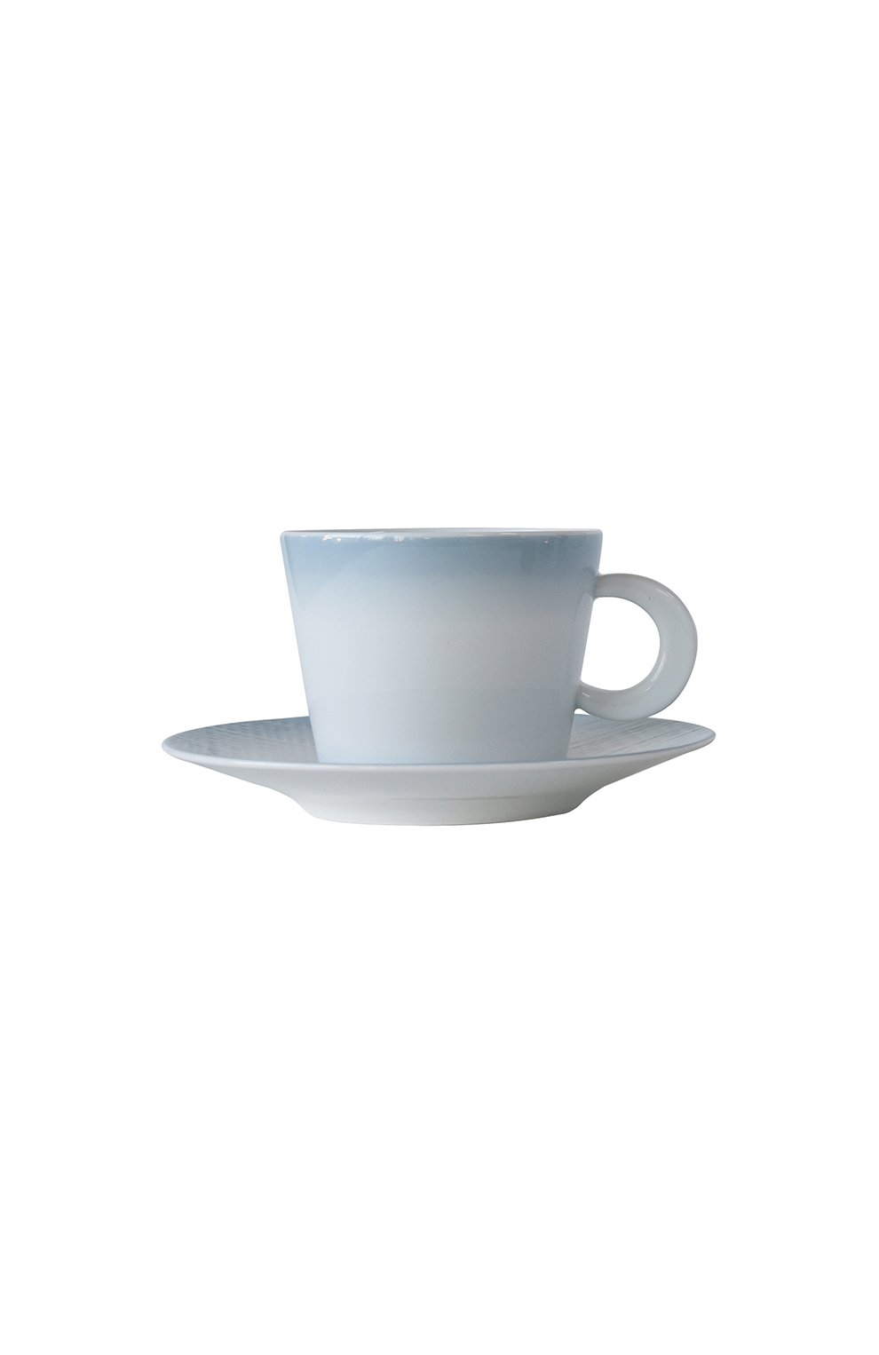 Чашка для чая с блюдцем eclipse BERNARDAUD голубого цвета, арт. 2036/89 | Фото 2 (Ограничения доставки: fragile-2)