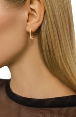 Женская моносерьга CRYSTAL HAZE золотого цвета, арт. PIN UP EARRING-SMALL | Фото 2 (Кросс-КТ: моносерьга; Материал: Металл)