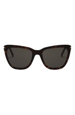 Женские солнцезащитные очки SAINT LAURENT коричневого цвета, арт. SL 548 SLIM 002 | Фото 3 (Материал: Пластик; Тип очков: С/з; Очки форма: Квадратные, Cat-eye; Оптика  Гендер: оптика-женское)