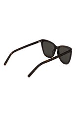 Женские солнцезащитные очки SAINT LAURENT коричневого цвета, арт. SL 548 SLIM 002 | Фото 4 (Материал: Пластик; Тип очков: С/з; Очки форма: Квадратные, Cat-eye; Оптика Гендер: оптика-женское)