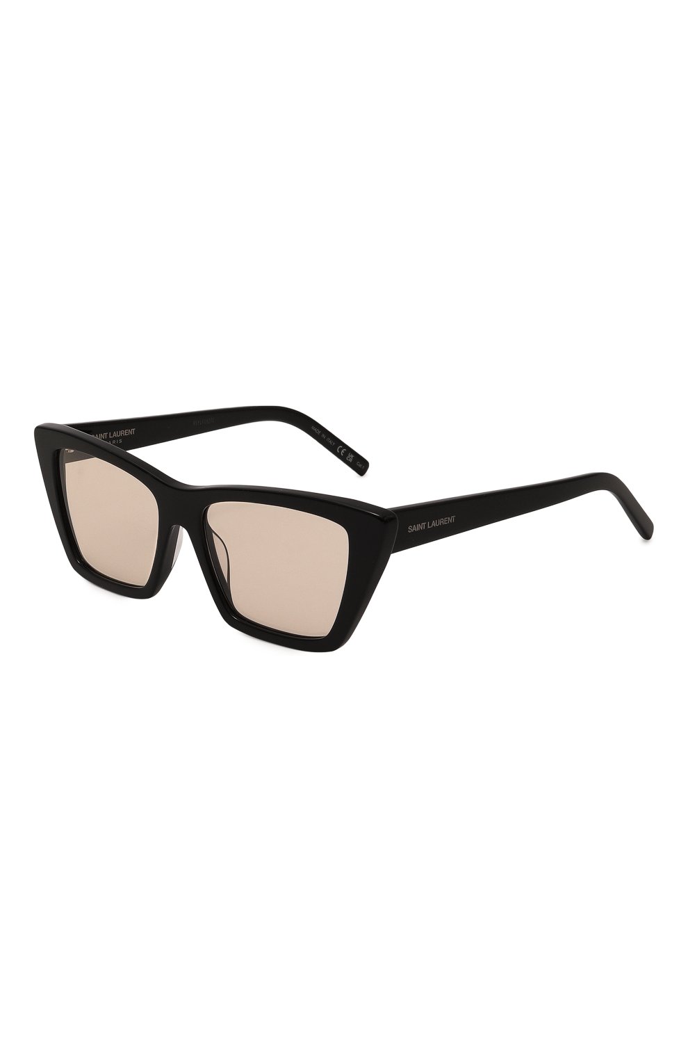 Женские солнцезащитные очки SAINT LAURENT черного цвета, арт. SL 276 MICA 039 | Фото 1 (Материал: Пластик; Тип очков: С/з; Оптика Гендер: оптика-женское; Очки форма: Cat-eye, Прямоугольные)